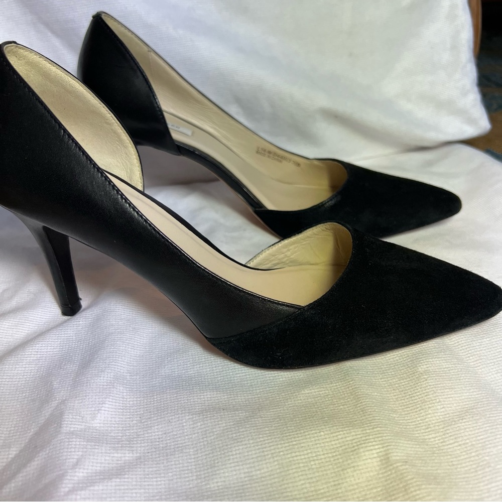 Cole Haan Grand OS Black Suede/Leather 3” heel